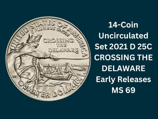 2021-D mint mark Washington Crossing the Delaware quarter
