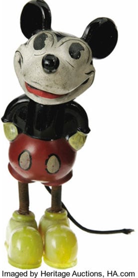 Most Valuable Avon Bottles - Avon Mickey Mouse Cologne Bottle Figurine with Spring Legs