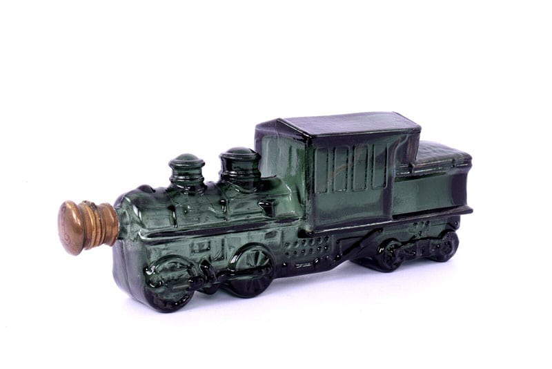 Most Valuable Avon Bottles - Vintage Avon Big Mold Glass Train Aftershave Bottle