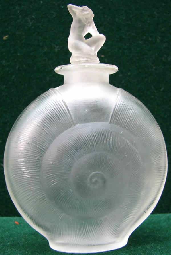 Most Valuable Lalique Perfume Bottles - Rene Lalique Amphirite Perfume Bottle