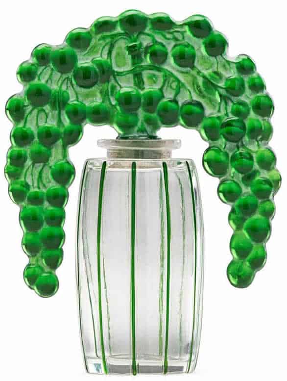 Most Valuable Lalique Perfume Bottles - Rene Lalique Bouchon Cassis Perfume Bottle