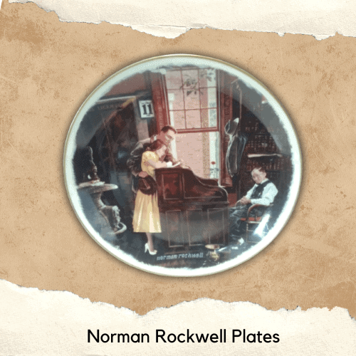 Norman Rockwell Plates Value (One Plate Sold For $1 300 ) VIP Art Fair
