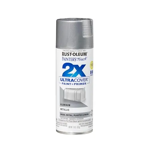 Rust-Oleum Painter's Touch 2X Ultra Cover Metallic Aluminum Spray Paint Can