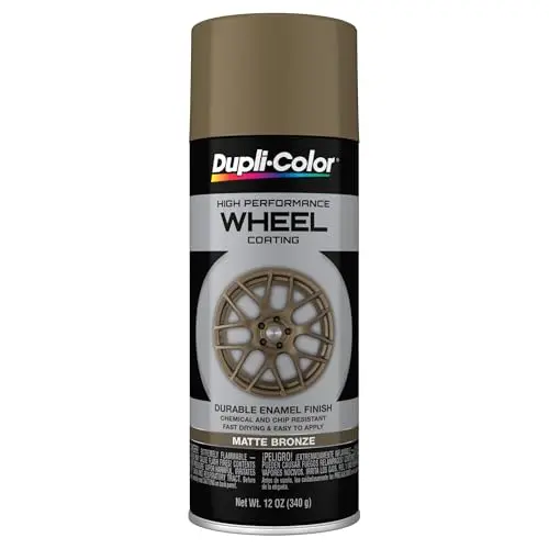 Dupli-Color Bronze wheel paint aerosol can