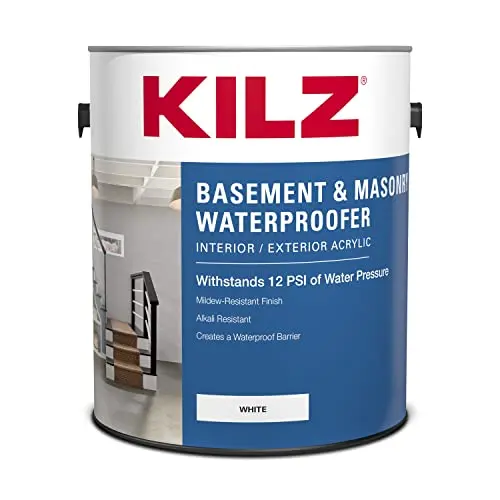 KILZ Basement and Masonry Waterproofing Paint one-gallon can