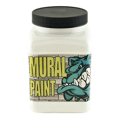Single jar of Chroma Acrylic Mural Paint in Polar white