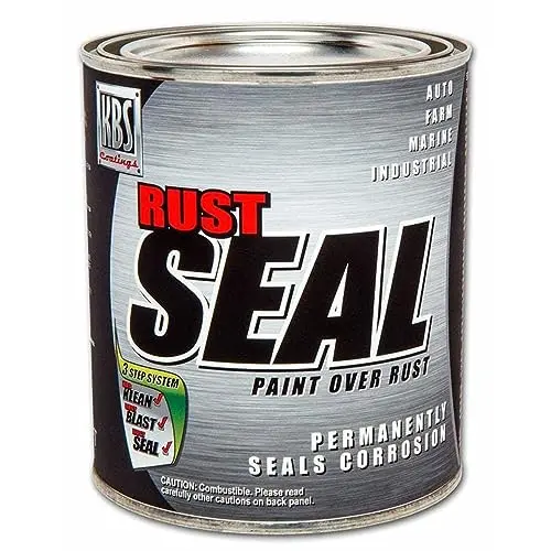 KBS Coatings RustSeal galvanized steel paint in quart can