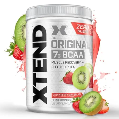 Xtend Original BCAA Powder in a tub for post-workout muscle recovery
