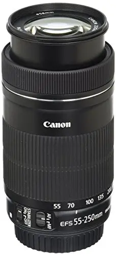 Canon EF-S 55-250mm f/4-5.6 is STM telephoto zoom lens