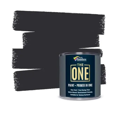 THE ONE All-in-One paint and primer in a satin charcoal finish