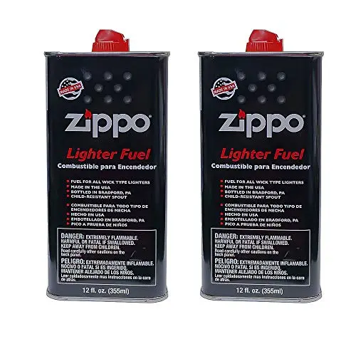 Two-pack of Zippo 12 ounce lighter fluid cans