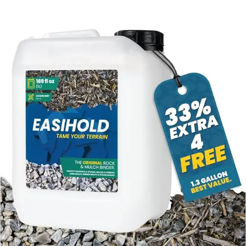 EASIHOLD 1.3-gallon award-winning gravel binder for landscaping