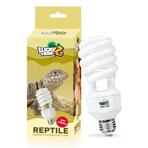 LUCKY HERP spiral compact fluorescent UVB 10.0 bulb for desert reptiles