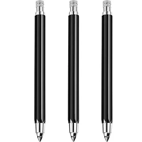 Outus three-pack of black 5.6mm lead holder mechanical pencils