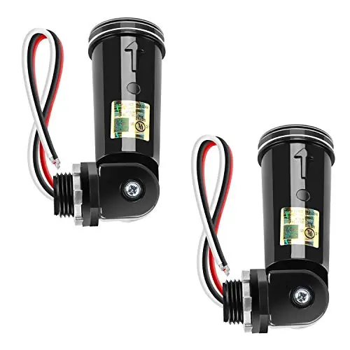 KUKUPPO 2 Pack UL Listed Photocell Sensor