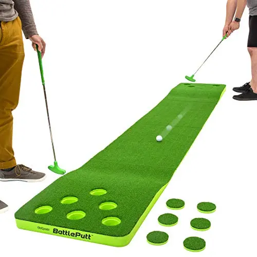 GoSports BattlePutt Golf Putting Game with mat and accessories