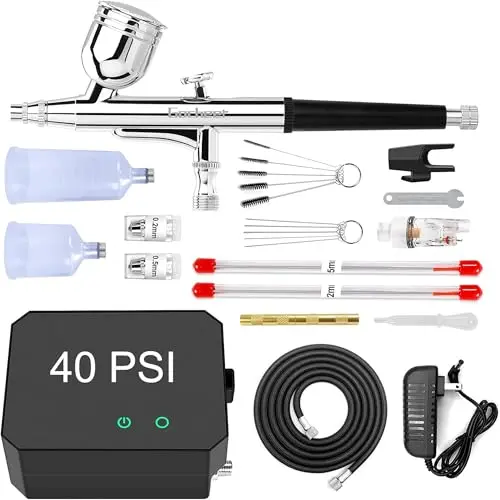 Gocheer airbrush kit with compressor and multiple nozzles