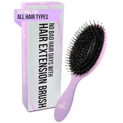 SimplyHair pink and purple ombre brush with dual bristles