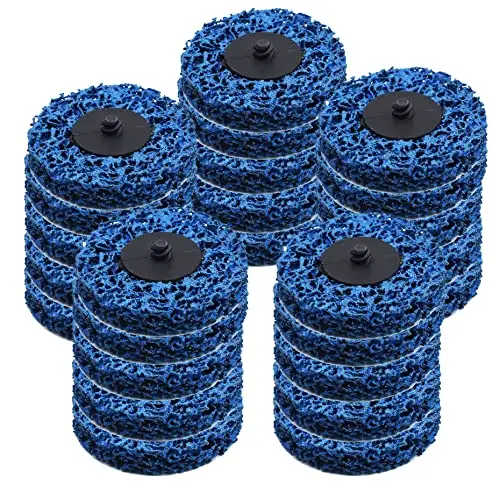 kimllier 25 pack of 3 inch abrasive stripping wheels for angle grinders