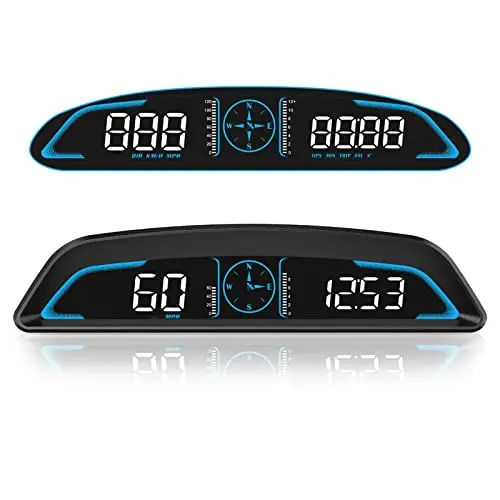 SinoTrack 5.5 inch large LCD heads up display for cars on a dashboard
