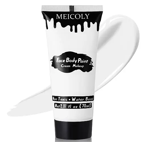 MEICOLY large tube of white cream face and body paint