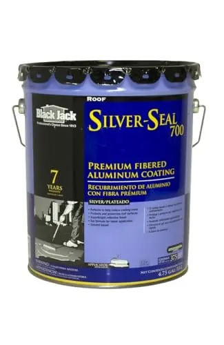 APOC Silver Guard aluminum roof coating in a 5-gallon pail