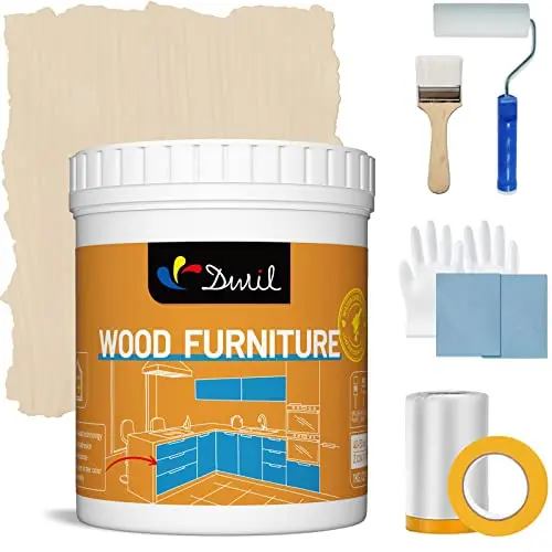 DWIL acrylic wood paint kit in Amber with tools