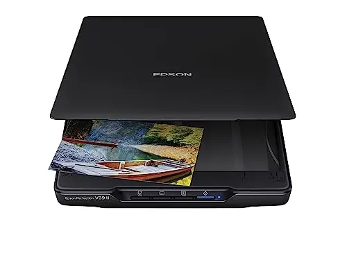 Epson Perfection V39 II flatbed scanner with high-rise lid