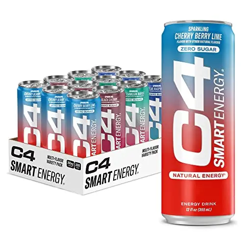 Cellucor C4 Smart Energy Drink variety pack cans