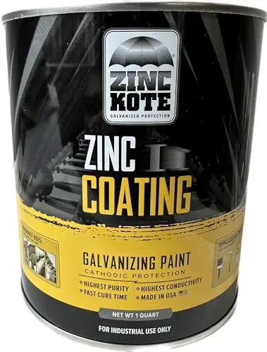 ZincKote Cold Galvanizing Paint quart can