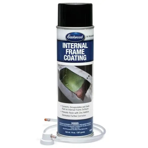 Eastwood Internal Frame Coating green aerosol can