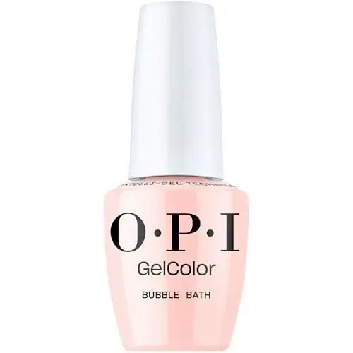 OPI GelColor Bubble Bath sheer nude pink gel nail polish bottle