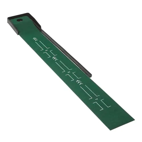 Amazon Basics Golf Putting Mat with automatic ball return system