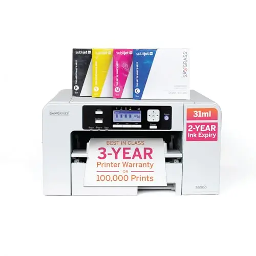 Sawgrass SG500 professional dye-sublimation printer with ink and paper