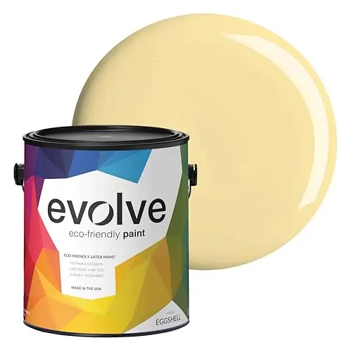 EVOLVE Interior Paint & Primer in Honey Yellow color in a one-gallon can