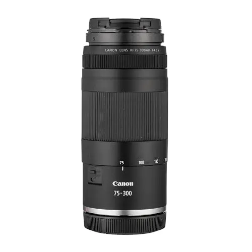 Canon RF 75-300mm compact telephoto lens for mirrorless