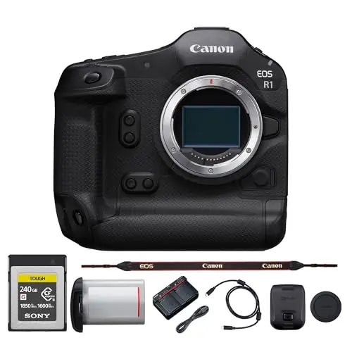 Canon EOS R1 professional mirrorless flagship camera for sports photography