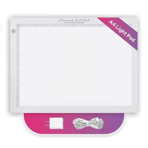 DIAMOND ART CLUB brand A4 Light Pad designed for diamond painting
